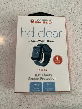 Invisible Shield HD Clarity Screen Protection 38mm For Apple Watch